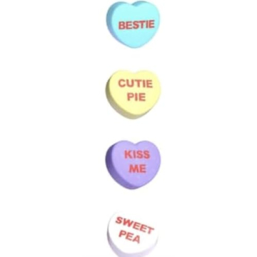 Valentine's Day Cutie Pie Conversation Hearts Candy