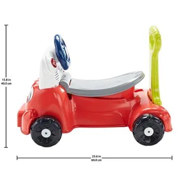 Fisher-Price 3-In-1 Smart Car Toy for Toddlers 9+ Months
