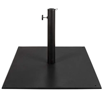 Best Choice Products 38.5lb Steel Umbrella Base, Square Weighted Patio Stand for Outdoor, Backyard, ...
