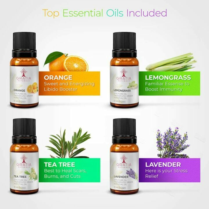 Aromatherapy Essential Oil Diffuser & Set for Large Rooms