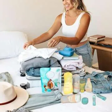 TRANOMOS Silicone Travel Bottle Covers - Leak Proof Set