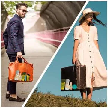 TRANOMOS Silicone Travel Bottle Covers - Leak Proof Set