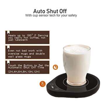 Meideli Coffee Mug Warmer for Desk Coffee Mug Warmer with Auto Shut Off for Desk - Smart Temperature...