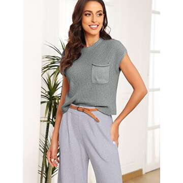 EFAN 2 Piece Outfits Women 2023 Fall Fashion Summer Matching Lounge Sweatsuits Sweat Suits Trendy Casual Cozy Knit Sweater Loungewear Palazzo Wide Leg Pants Set Clothes