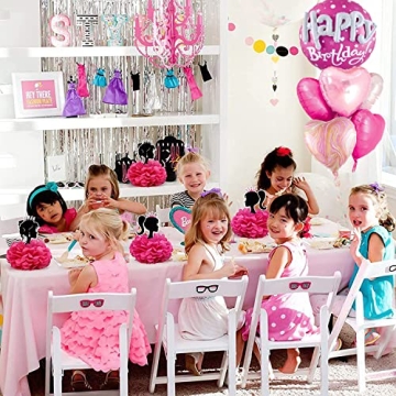 Hot Pink 36inch Happy Birthday Foil Balloons for Parties