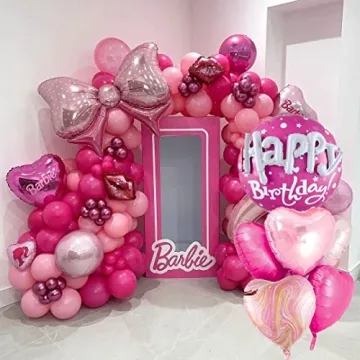 Hot Pink 36inch Happy Birthday Foil Balloons for Parties