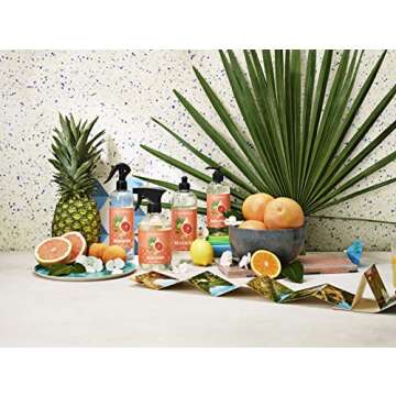 Caldrea Linen And Room Spray Air Freshener, Made With Essential Oils, Plant-Derived And Other Thoughtfully Chosen Ingredients, Tangelo Palm Frond Scent, 16 Fl Oz