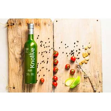 Knolive Epicure | Ranked Nº1 | World´s Best Extra Virgin Olive Oil | Fresh Harvest 2019 / 2020 | Award Winner Spanish EVOO | First Cold Pressed | Gift | 16.9 floz (500 ml)