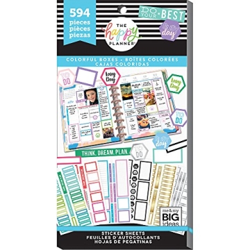 Colorful Sticker Value Pack for Classic Happy Planner