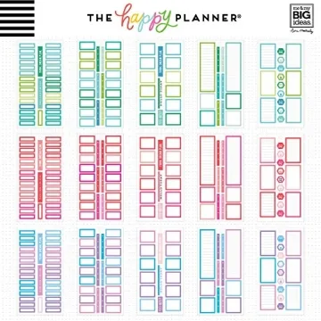 Colorful Sticker Value Pack for Classic Happy Planner
