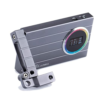 Godox M1 RGB LED Full Color Video Light,Pocket Size RGB Mini Video Light，13W 2500k-8500k Adjustabl...