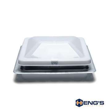 HENG'S INDUSTRIES RV 71111A-C 14" White Cargo Universal Roof Vent