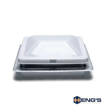 HENG'S INDUSTRIES RV 71111A-C 14" White Cargo Universal Roof Vent