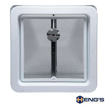 HENG'S INDUSTRIES RV 71111A-C 14" White Cargo Universal Roof Vent