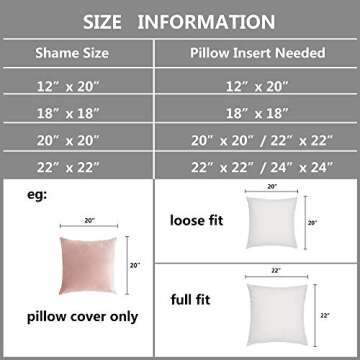 Stellhome Super Soft Velvet Throw Pillow Covers Square Cushion Covers for Nursery Bed Couch Sofa, 18 x 18 inch (45 cm), Pink, Pack of 2