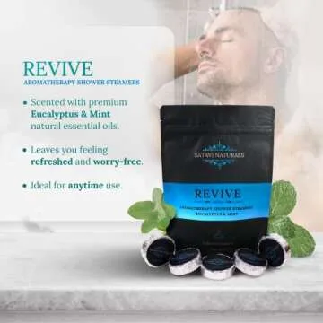 Satavi Naturals Aromatherapy Shower Steamers for Relaxation