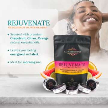Satavi Naturals Aromatherapy Shower Steamers for Relaxation