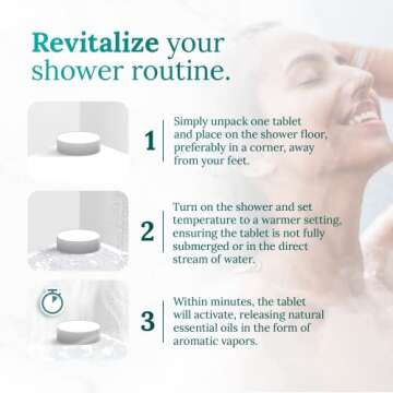 Satavi Naturals Aromatherapy Shower Steamers for Relaxation