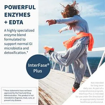 Klaire Labs SFI Health Ther-Biotic Interfase Plus - Anti Biofilm Enzymes with EDTA to Support Gut Fl...