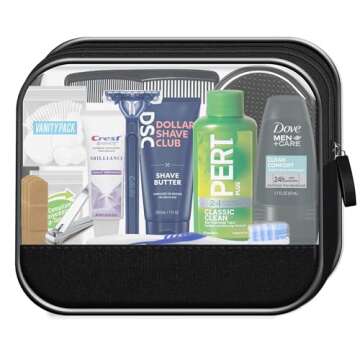Convenience Kits International Men’s Super Deluxe, 16-Piece Kit with Travel Size TSA Compliant Ess...