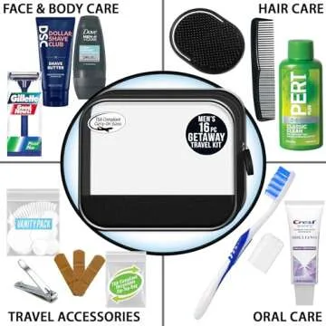 Travel Kit with TSA Compliant Essentials for Easy Travel