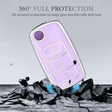 VW Key Fob Cover - Stylish TPU Protection for All Models