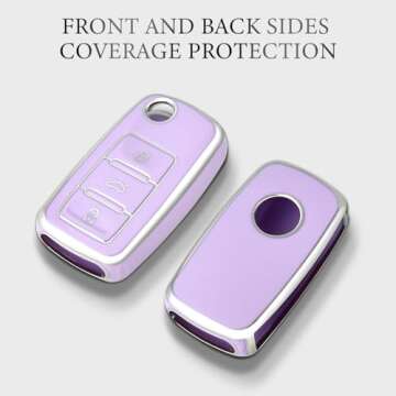 VW Key Fob Cover - Stylish TPU Protection for All Models