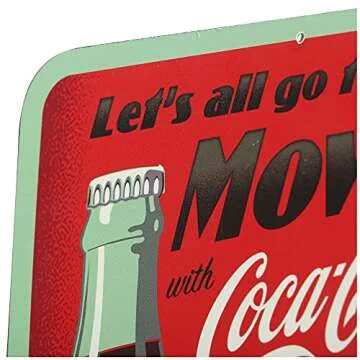 Vintage Coca-Cola Movie Metal Wall Decor for Nostalgic Spaces