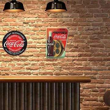 Vintage Coca-Cola Movie Metal Wall Decor for Nostalgic Spaces