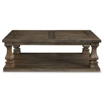Signature Design Johnelle Farmhouse Coffee Table - Chic & Sturdy