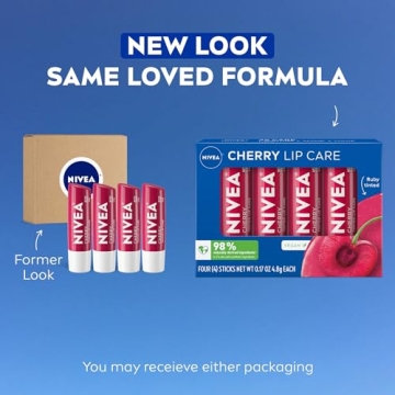 NIVEA Cherry Tinted Lip Balm Pack - Ultimate Hydration and Color