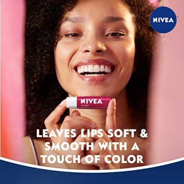 NIVEA Cherry Tinted Lip Balm Pack - Ultimate Hydration and Color