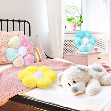 Colorful Flower Floor Pillows Set for Cozy Home Decor