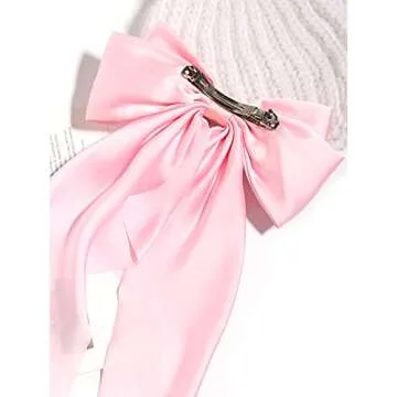 LFOUVRE Big Bow Hair Clip for Girls, Perfect for Parties