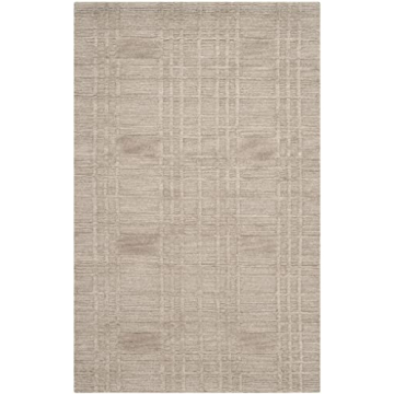 SAFAVIEH Tibetan 3x5 Slate Wool Rug Hand-Knotted Modern