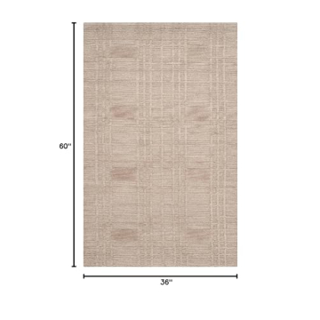 SAFAVIEH Tibetan 3x5 Slate Wool Rug Hand-Knotted Modern