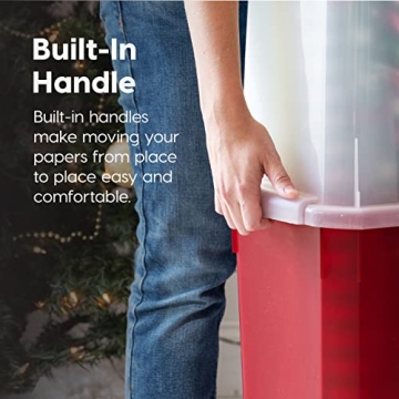 IRIS USA 40" Wrapping Paper Storage Space-Saving Container