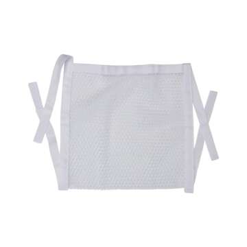 Household Essentials 135 Polyester Sneaker Wash and Dry Bag for Laundry Machines - White