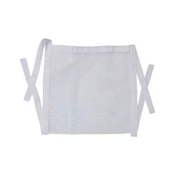 Household Essentials 135 Polyester Sneaker Wash and Dry Bag for Laundry Machines - White