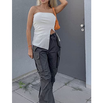 Chic Lauweion Strapless Tube Top for Summer Style