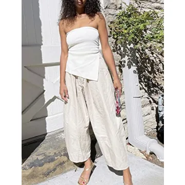 Chic Lauweion Strapless Tube Top for Summer Style