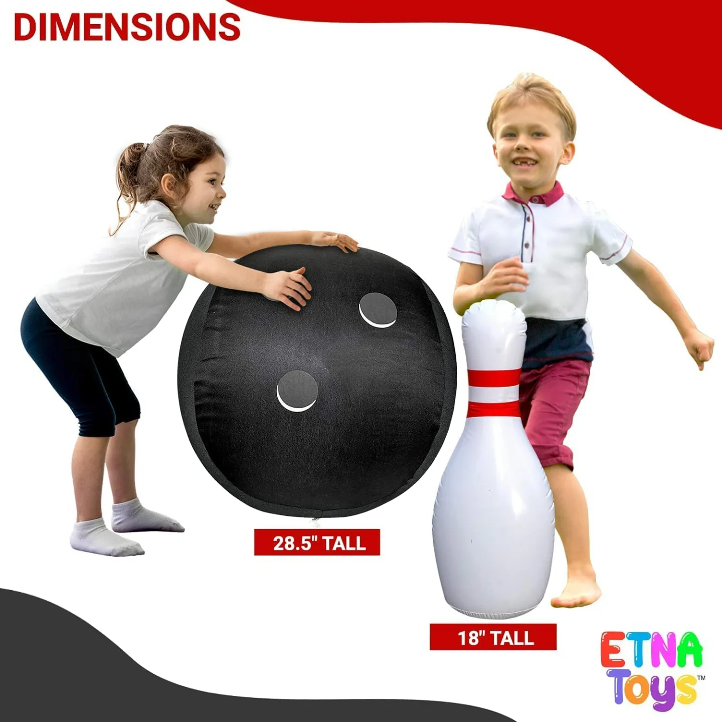 Etna Inflatable Bowling Set for Outdoor Fun