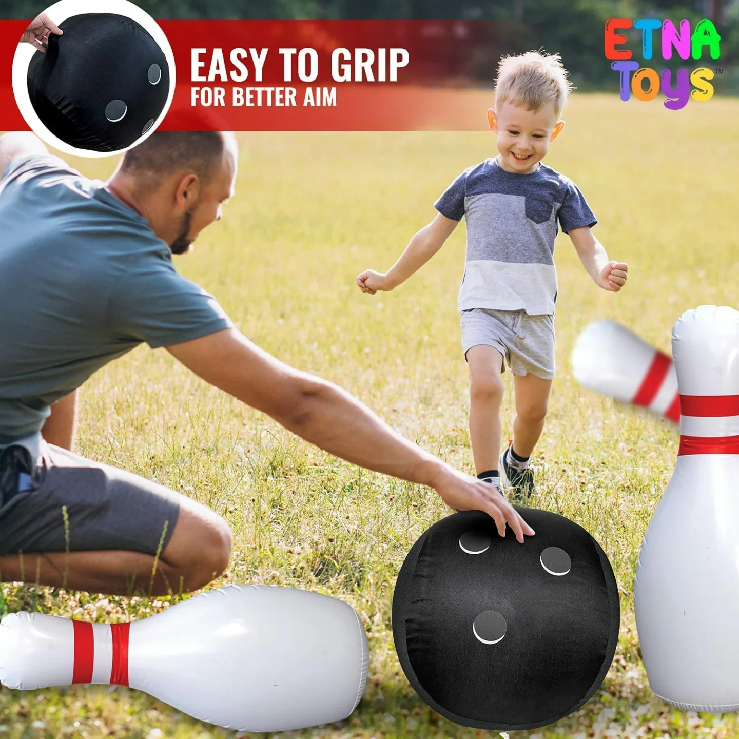 Etna Inflatable Bowling Set for Outdoor Fun
