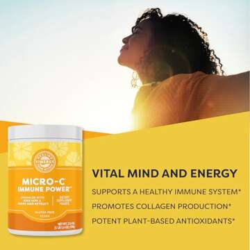 Vimergy Micro-C Immune Power TM * - 500g – 278 Servings – 1000mg/serving – Gentle Form – Ant...