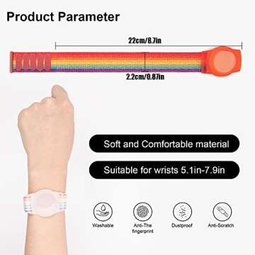 Kids Wristband for AirTag - Adjustable & Secure Tracker Holder
