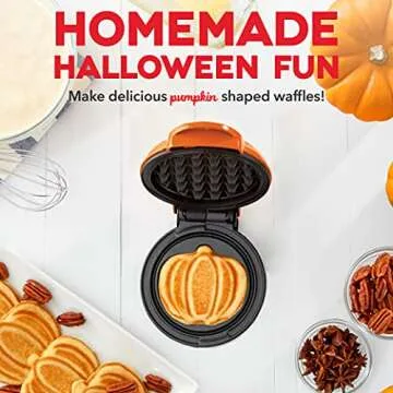 Dash Mini Waffle Maker 2 Pack - Spooky Waffles & More!