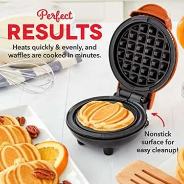 Dash Mini Waffle Maker 2 Pack for Spooky Breakfasts