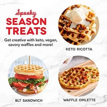 Dash Mini Waffle Maker 2 Pack for Spooky Breakfasts