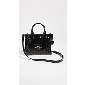 Crinkle Leather Mini Tote Bag by Marc Jacobs for Stylish Women