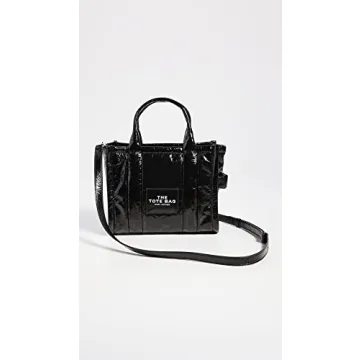 Crinkle Leather Mini Tote Bag by Marc Jacobs for Stylish Women